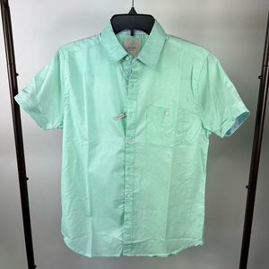 SIX LINCOLN mens casual short sleeve button down